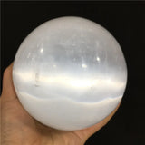 Large selenite sphere