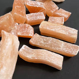 Raw peach selenite