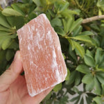 Raw selenite orange