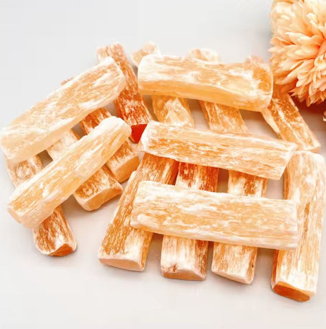 Raw Orange Selenite