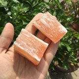 Raw peach selenite