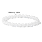 Selenite moonstone bracelet