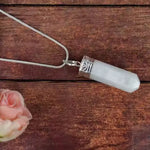 Selenite Pendant necklace