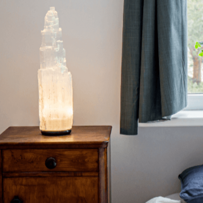 Selenite Rock Lamp