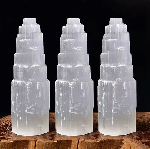 12 selenite inch tower