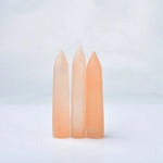 Orange selenite wand