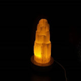 Colour changing selenite lamp