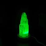 Colour changing selenite lamp