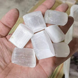 square tumbled selenite